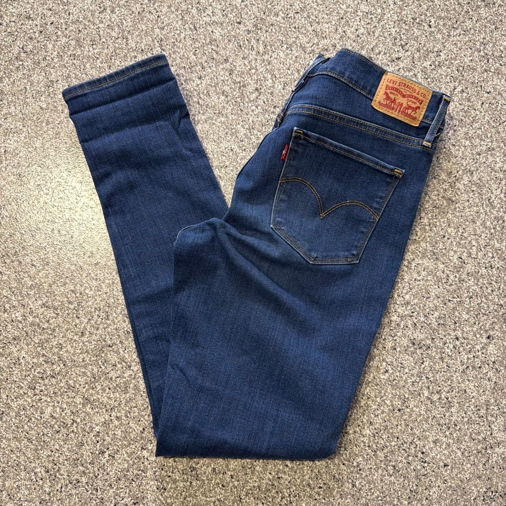Levis Jeans Womens 29x30 Mid Rise 311 Shaping Skinny Stretch Denim